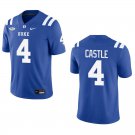 Duke Blue Devils #4 Anderson Castle Blue Stitched Jersey