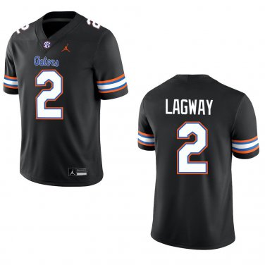 Florida Gators #2 DJ Lagway Black Stitched Jersey