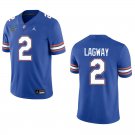 Florida Gators #2 DJ Lagway Blue Stitched Jersey Florida Gators #2 DJ Lagway Blue Stitched Jersey