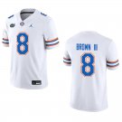 Florida Gators #8 Vernell Brown III White Stitched Jersey