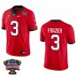 Georgia Bulldogs #3 Nate Frazier Red Stitched Jersey Sugar Bowl