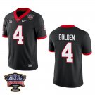 Georgia Bulldogs #4 KJ Bolden Black Stitched Jersey Sugar Bowl