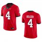 Georgia Bulldogs #4 KJ Bolden Red Stitched Jersey