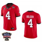 Georgia Bulldogs #4 KJ Bolden Red Stitched Jersey Sugar Bowl
