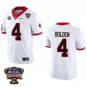 Georgia Bulldogs #4 KJ Bolden White Stitched Jersey Sugar Bowl