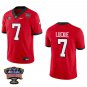 Georgia Bulldogs #7 Lawson Luckie Red Stitched Jersey Sugar Bowl