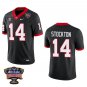 Georgia Bulldogs #14 Gunner Stockton Black Stitched Jersey Sugar Bowl