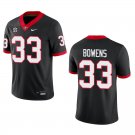 Georgia Bulldogs #33 Chauncey Bowens Black Stitched Jersey