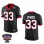 Georgia Bulldogs #33 Chauncey Bowens Black Stitched Jersey Sugar Bowl