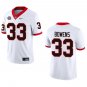 Georgia Bulldogs #33 Chauncey Bowens White Stitched Jersey