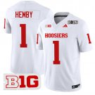 Indiana Hoosiers #1 Roman Hemby White 2026 Championship Jersey