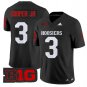 Indiana Hoosiers #3 Omar Cooper Jr. Black Stitched Jersey