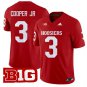 Indiana Hoosiers #3 Omar Cooper Jr. Red Stitched Jersey