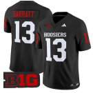 Indiana Hoosiers #13 Elijah Sarratt Black Stitched Jersey