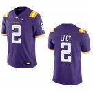 LSU Tigers #2 Kyren Lacy Purple Stitched Jersey