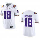LSU Tigers #18 Garrett Nussmeier White Stitched Jersey