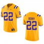 LSU Tigers #22 Harlem Berry Gold Stitched Jersey