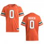 Miami Hurricanes #0 Keelan Marion Orange Stitched Jersey