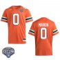 Miami Hurricanes #0 Keelan Marion Orange Stitched Jersey Cotton Bowl