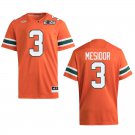 Miami Hurricanes #3 Akheem Mesidor Orange 2026 Championship Jersey Miami Hurricanes #3 Akheem Mesidor Orange 2026 Championship Jersey