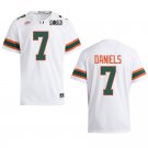 Miami Hurricanes #7 CJ Daniels White 2026 Championship Jersey