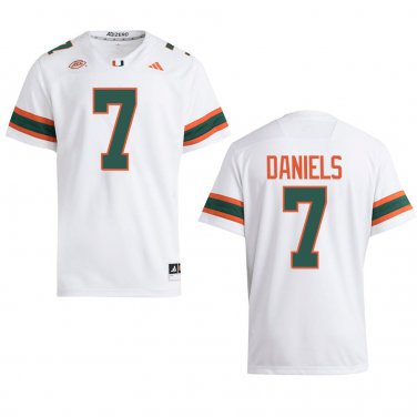 Miami Hurricanes #7 CJ Daniels White Stitched Jersey