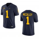 Michigan Wolverines #1 Donaven McCulley Navy Stitched Jersey Michigan Wolverines #1 Donaven McCulley Navy Stitched Jersey