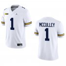 Michigan Wolverines #1 Donaven McCulley White Stitched Jersey Michigan Wolverines #1 Donaven McCulley White Stitched Jersey