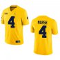 Michigan Wolverines #4 Andrew Marsh Gold Stitched Jersey