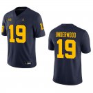 Michigan Wolverines #19 Bryce Underwood Navy Stitched Jersey Michigan Wolverines #19 Bryce Underwood Navy Stitched Jersey