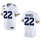 Michigan Wolverines #22 Justice Haynes White Stitched Jersey Michigan Wolverines #22 Justice Haynes White Stitched Jersey