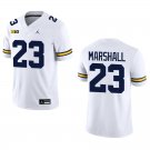 Michigan Wolverines #23 Jordan Marshall White Stitched Jersey Michigan Wolverines #23 Jordan Marshall White Stitched Jersey