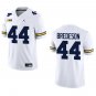 Michigan Wolverines #44 Max Bredeson White Stitched Jersey