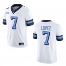 North Carolina Tar Heels #7 Gio Lopez White Stitched Jersey
