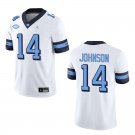 North Carolina Tar Heels #14 Max Johnson White Stitched Jersey