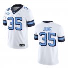 North Carolina Tar Heels #35 Demon June White Stitched Jersey