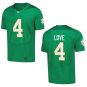 Notre Dame Fighting Irish #4 Jeremiyah Love Green Stitched Jersey