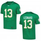 Notre Dame Fighting Irish #13 Riley Leonard Green Stitched Jersey Notre Dame Fighting Irish #13 Riley Leonard Green Stitched Jersey