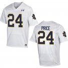 Notre Dame Fighting Irish #24 Jadarian Price White Stitched Jersey