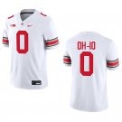 Ohio State Buckeyes #0 OH-IO White Stitched Jersey Ohio State Buckeyes #0 OH-IO White Stitched Jersey