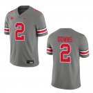Ohio State Buckeyes #2 Caleb Downs Grey Stitched Jersey