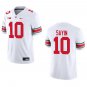 Ohio State Buckeyes #10 Julian Sayin White Stitched Jersey