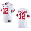 Ohio State Buckeyes #12 CJ Donaldson JR. White Stitched Jersey Ohio State Buckeyes #12 CJ Donaldson JR. White Stitched Jersey