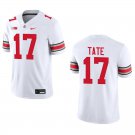 Ohio State Buckeyes #17 Carnell Tate White Stitched Jersey