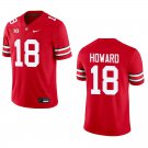 Ohio State Buckeyes #18 Will Howard Red Stitched Jersey Ohio State Buckeyes #18 Will Howard Red Stitched Jersey
