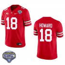 Ohio State Buckeyes #18 Will Howard Red Stitched Jersey Cotton Bowl Ohio State Buckeyes #18 Will Howard Red Stitched Jersey Cotton Bowl
