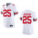 Ohio State Buckeyes #25 Bo Jackson White Stitched Jersey