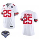 Ohio State Buckeyes #25 Bo Jackson White Stitched Jersey Cotton Bowl Ohio State Buckeyes #25 Bo Jackson White Stitched Jersey Cotton Bowl