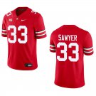 Ohio State Buckeyes #33 Jack Sawyer Red Stitched Jersey