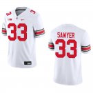 Ohio State Buckeyes #33 Jack Sawyer White Stitched Jersey Ohio State Buckeyes #33 Jack Sawyer White Stitched Jersey